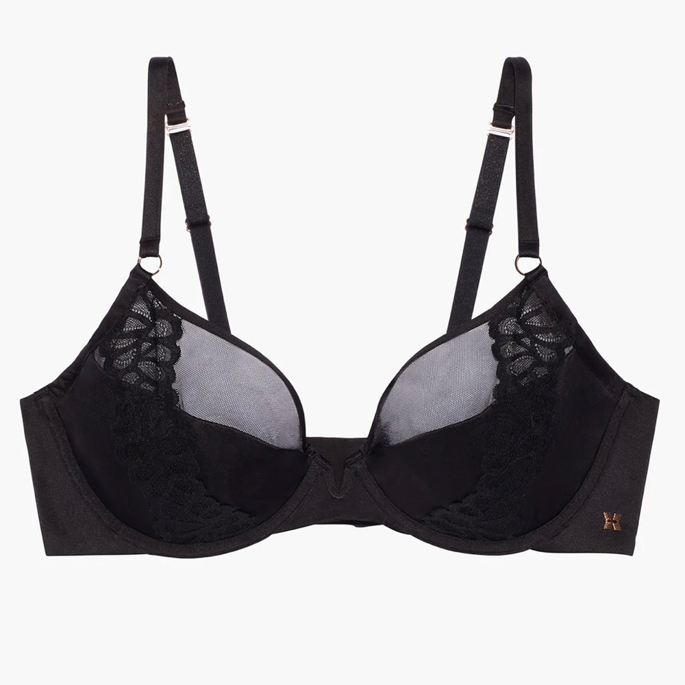 Savage X Fenty: Not Sorry Microfiber and Lace Half Cup Bra